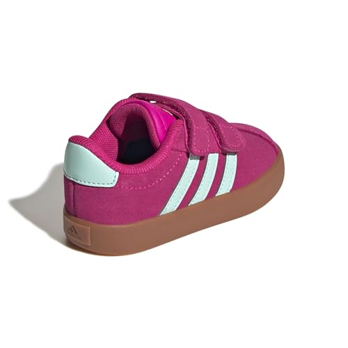 Image of adidas Boys Vl Court 3.0 Slip On Sneakers Shoes Casual - Pink, White