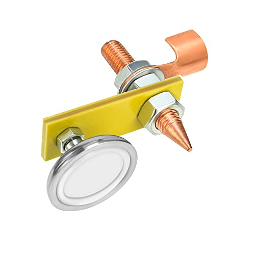 BAYTORY Upgrade Magnetic Welding Support Ground Clamp Tools, Welding Magnet Head Strong Magnetism Large Suction, Copper Tail Welding Accessories Stability Clamps - Image 4