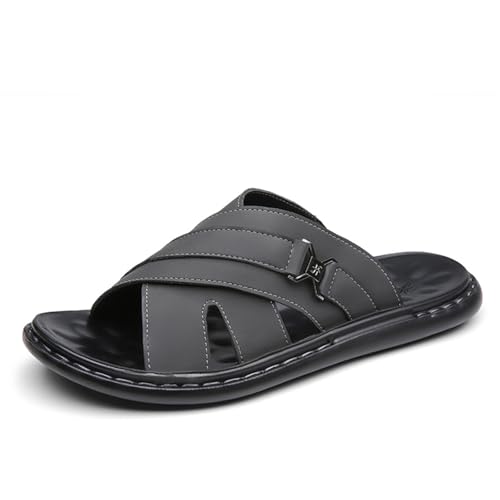 Men's Slide Sandals Outdoor Non Slip Comfortable Slip on Summer Slipper