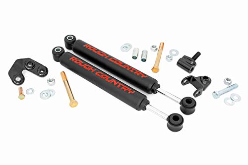 Rough Country Estabilizador de direção duplo para Jeep TJ/XJ/MJ 97-06 - 87308