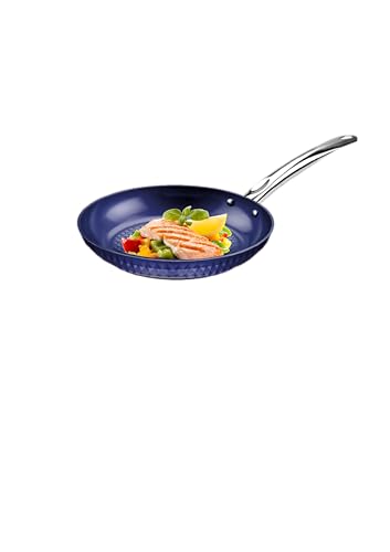 CERAFLON Diamant Pfanne 20cm [Antihaftbeschichtung] Induktion – Bratpfanne – Beschichtet – Hoher Rand – für alle Herdarten geeignet - Spülmaschinenfest
