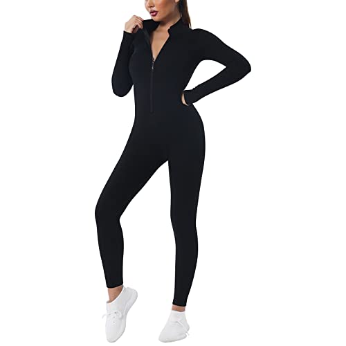 Combinaison de sport femme à manches longues pour vos séances de fitness en salle