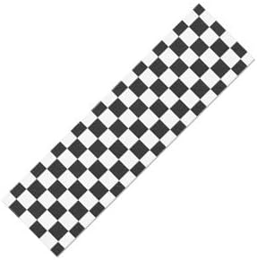 BlackWidow Skateboard Grip Tape 9" x 33" Longboard Cruiser Grip Tape, and Scooter Griptape, Non Slip Skate Board Grip Tape Ease to Apply - Checker
