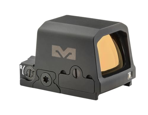 Meprolight Mepro MPO PRO-S Enclosed Pistol Red Dot Sight with RMSc Footprint, 3 MOA Red Dot, 33 MOA Outer Ring, Bullseye Reticle, IP67 Waterproof, Shake Awake, 20,000+ Hr Battery Life