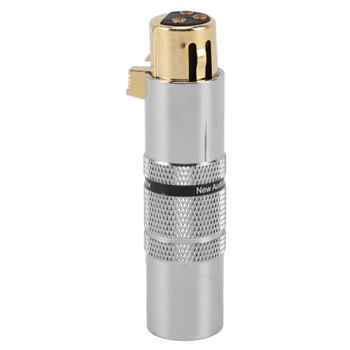 ANGGREK Mic Preamp, Plug and Play Low Noise Inline Microphone Preamplifier Professional for Live Streaming for Live Performance