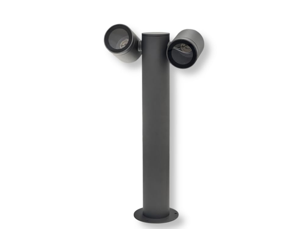 UNIVERSO 539PB-B440-G LAMPIONE 45CM DA GIARDINO CON DIFFUSORI ORIENTABILI PER ESTERNO IP44 CON ATTACCHI GU10