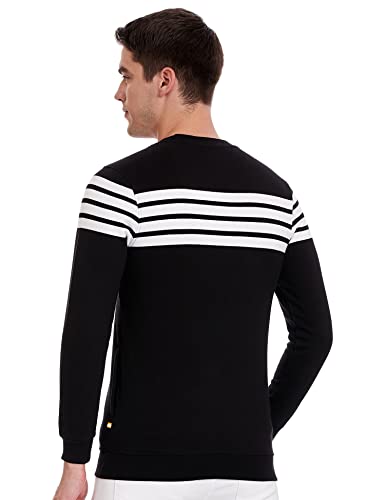 Image of Spykar Men's Cotton Round Neck Sweatshirt