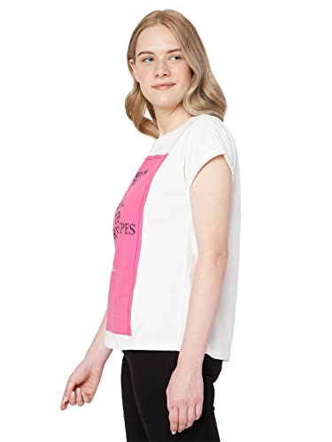 Image of VERO MODA Women's Cotton Regular Fit T-Shirt