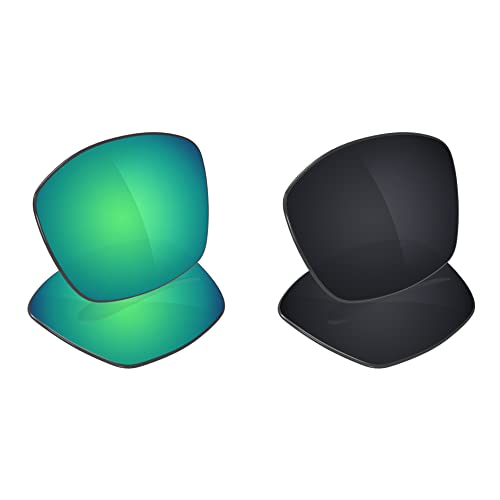 Image of Galvanic Replacement Lenses for Costa Del Mar Inlet Sunglasses - Jade + Black Polarized - Combo Pack