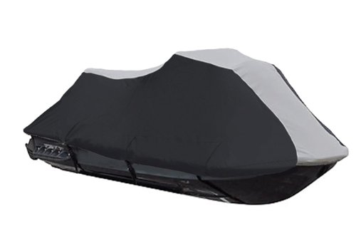 600 Denier Jet Ski PWC Cover Compatible for Sea Doo Sea-Doo Bombardier GTI LE RFI 2003 2004 2005 Black/Grey