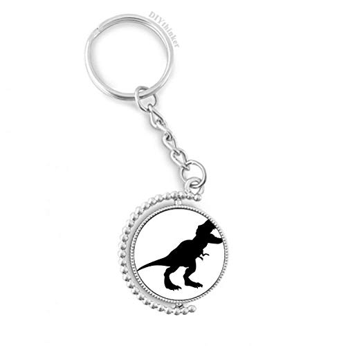 Llavero giratorio de esqueleto T-Rex para organizar tus llaves 1