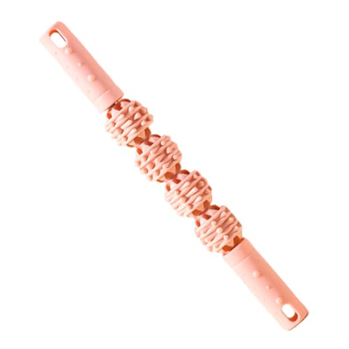 Wezalget Rodillo para músculos, masajeador de celulitis rodante, rodillo muscular para atletas, varillas de masaje corporal, herramientas masajeadoras para aliviar el dolor muscular, calambres y