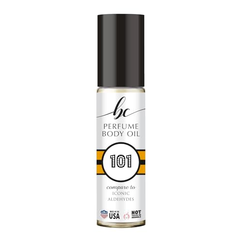 BIOCURA BC Perfume 101 Inspired by Iconic Aldehydes For Women Fragrance Body Oil Dupes Roll-On 0.3 Fl Oz/10ml-X1