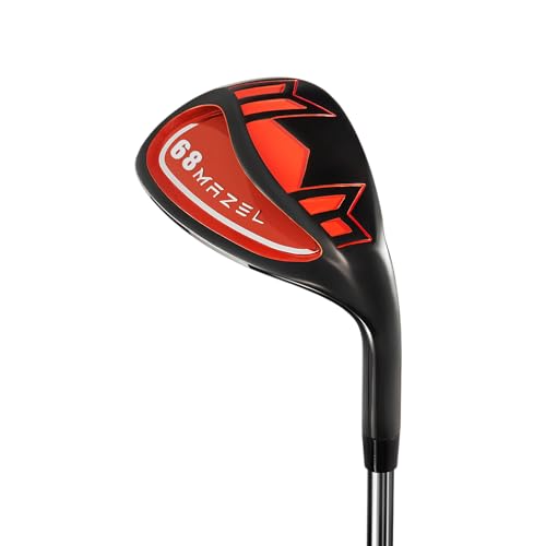 Cale de golf haute loft MAZEL 68° orange pour stopper la balle