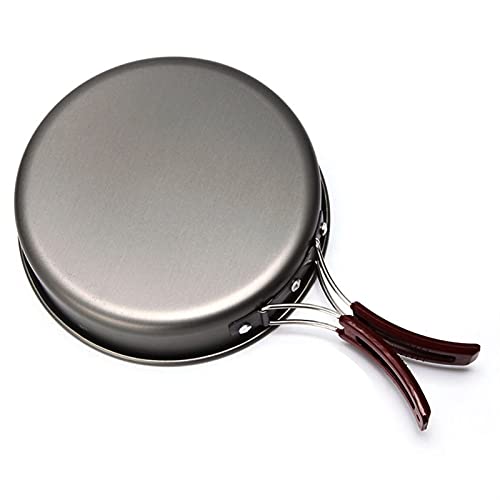 Poêle de camping multifonction en aluminium noir pour feu de camp et pique-nique - 6