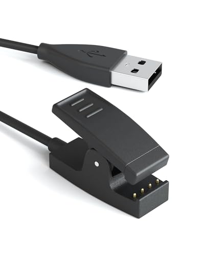 Charging Clip Compatible for Garmin Approach S20/G10 GPS Golf Watch and Vivomove HR/Lily/Forerunner 230 235 630 30 35 35J 645 735xt Watch USB Data Sync Charge Cradle Dock Charger Clip Charging Cable