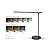 Bostitch Office Dimmable LED Desk Lamp with Adjustable Color Temperature, Black
