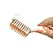 BLLREMIPSUR 2 Pcs Denture Brush Toothbrush, Multi-Tufted Bristles Deep Cleaning Denture Gap, Daily Brushing Keep for Freshness and Clean (Random Color)