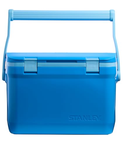 Image of Stanley Adventure Outdoor Cooler 16 qt | Heavy Duty Outdoor Camping Cooler with Easy Carry Handle | BPA-Free | Azure