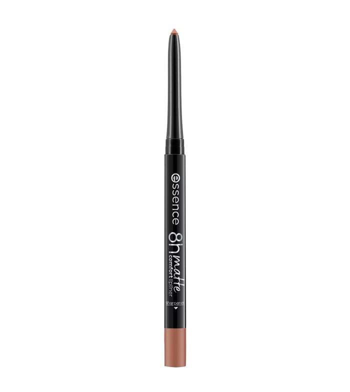 Image of Essence 8h matte comfort lipliner 01 Cinnamon Spice, lip liner, cinnamon, defined lips, long-lasting colour, matte finish, comfortable wear, 0.3 g (Pack of 2)