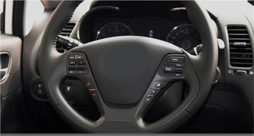 Volant cadre de commutateur usé KIA K3 : solution noir carbone - 3