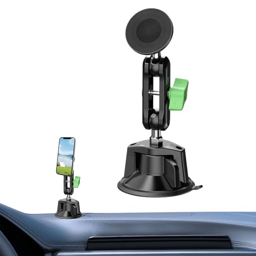 Soporte magnético para teléfono móvil, taza de succión magnética al vacío, soporte de navegación flexible con fuerte agarre magnético ajustable para smartphones todoterreno, camiones, vehículos de