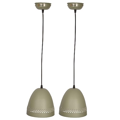 Image of Lancy Hanging Light MS 18 cm, (Grey Green, Pack of 2 Pc)