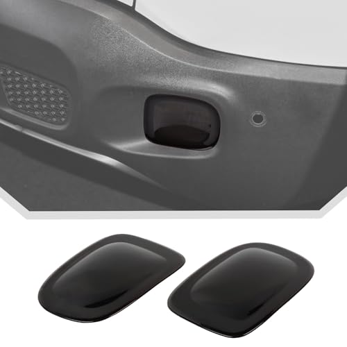 JeCar Smoked Rear Fog Light Cover for 2015-2018 Jeep Renegade - ABS Fog Lamp Overlay Trim Protector, Back Fog Light Decoration Accessories