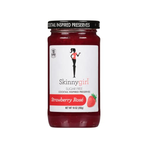 Skinnygirl Sugar Free Preserves Variety Pack, Strawberry Rose, Raspberry Bellini, And Apricot Mimosa, 10 Ounce Jars, 3 Count #TOP4