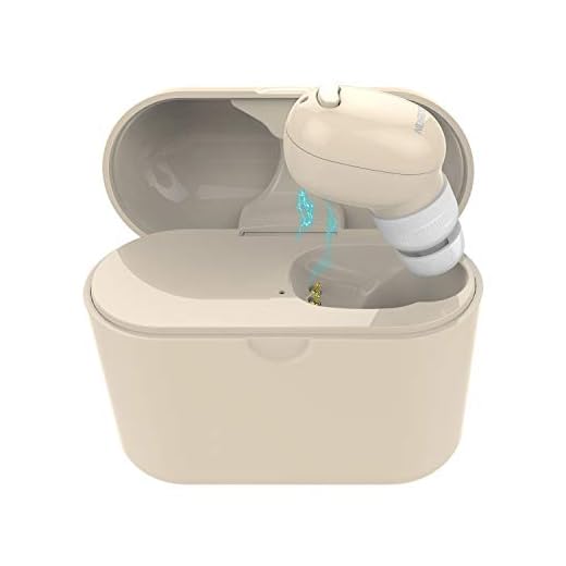 NENRENT S570+ Bluetooth Earbud,Smallest Mini Invisible V4.1 Wireless Bluetooth Earpiece Headset Headphone Earphone with 400mAh Charging Case Dock for iPhone iPad Samsung Galaxy LG Nude (1 Piece)