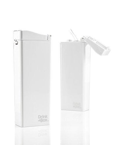 Precidio Design 1912WHWH Drink in the Box UNIQUE, Eco-Friendly Reusable Drink Box Container