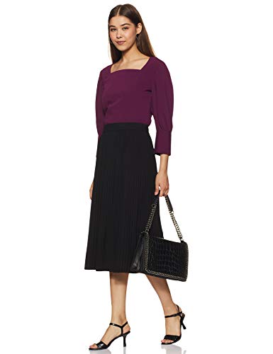Image of Harpa Women's Solid Regular Fit Blouse
