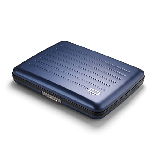 Image of OGON -DESIGNS- Aluminum wallet, Large capacity with metal lock, RFID Protection against fraud and demagnetization, Smart Case OSLO Large model