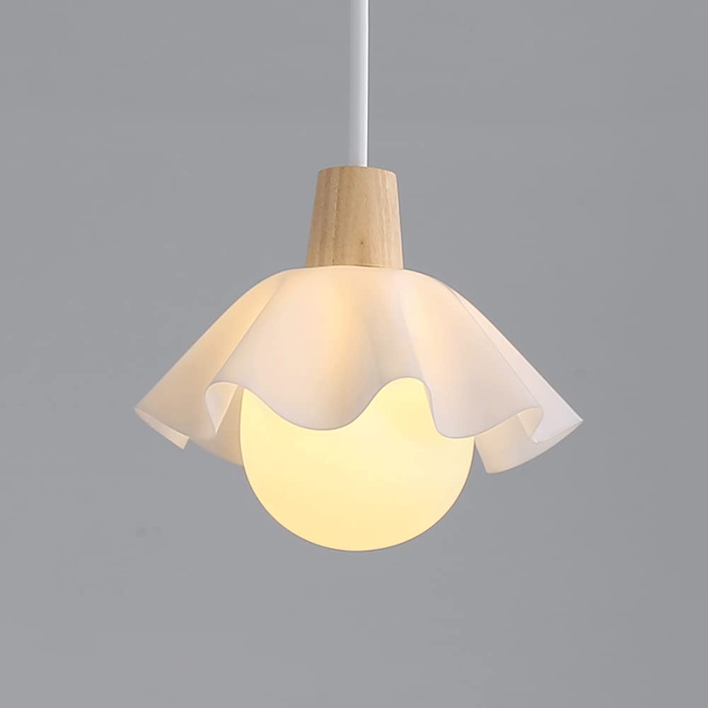 Lustre acrylique nordique fleur pour illuminer vos dîners en salle à manger