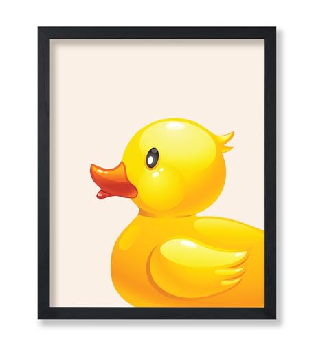 Image of Poster Master Baby Duck Print - Animal Poster - Trendy Art - Minimal Wall Design - Modern Gift for Boys, Girls & Parents - Great Decor for Playroom, Nursery or Kid's Room - 8x10 UNFRAMED Wall Art