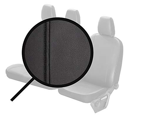 Z4L VIP Sitzbezüge Hochwertiges Kunstleder geeignet für Toyota Proace - 100% Passgenau, 3 mm Polyurethan-Schaum, Dreischichtiges Material, Futter Verstärkt