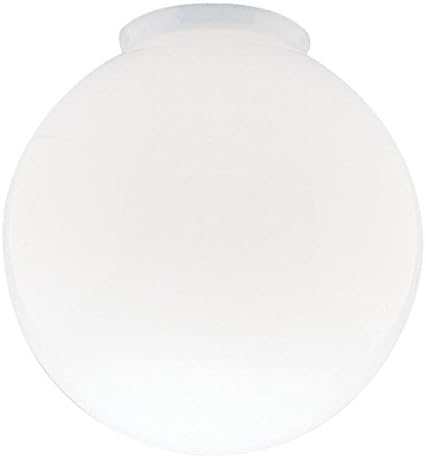 Satco 50/143 6-Inch White - 3-1/4-Inch Fitter
