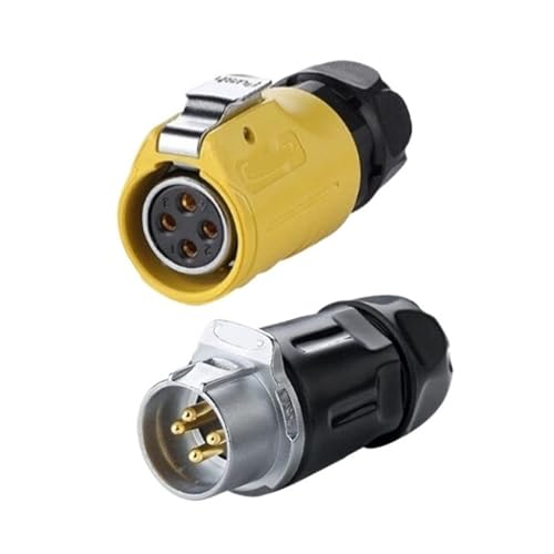 Connecteur d'alimentation à 4 broches mâle femelle avec câble étanche IP67