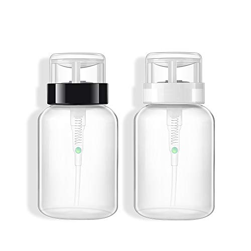 ネイルクリーナーボトル200ml リットル空ポンプ ボトル 2個入り ポンプディスペンサーイルケア セット ネイルケア用品 ジェルクリーナー ジェルリムーバ. (2個入)