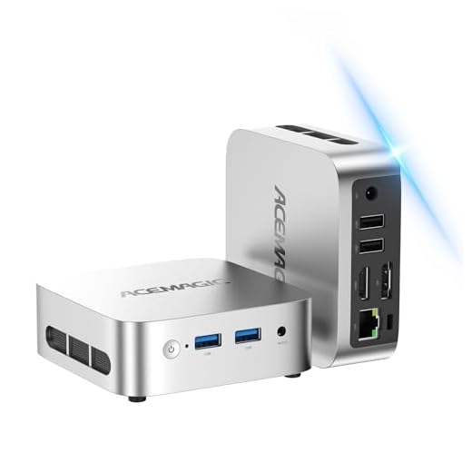 ACEMAGIC Mini Pc 11 Pro, Processor N97 (Beat N100/N95/N150) up to 3.6 GHz Mini Computers, 16GB DDR4 256GB SSD, 4K Dual Display WiFi BT VESA Micro Small Pc for Business and Home, Mini Desktop