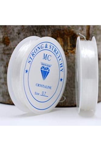 1 Adet Misina Şeffaf 1 Mm Esnek Silikon Misine 5 Metre