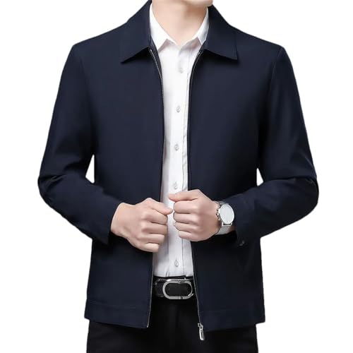 Men's Casual Business Blazer Solid Color Lightweight Office Dress Jacket for Spring and Autumn