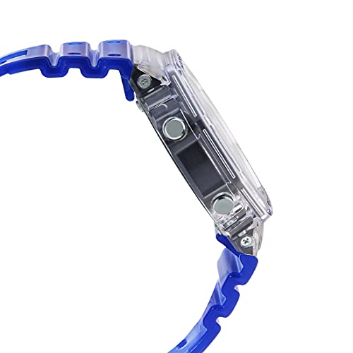 Casio Analog-Digital Blue Dial Men's Watch-GA-2100HC-2ADR - Image 3