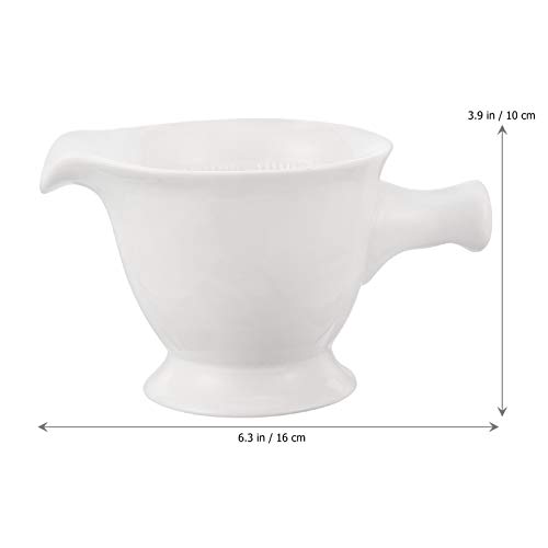 DOITOOL Almofariz E Pilão de Cerâmica Conjunto Conjunto de Moagem de Alho Espremedor de Alho Gengibr