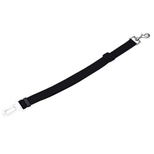 WedDecor Dog and Cat Nylon Seat Belt for Harness, Car, Vehicle Seat, Adjustable Strap with Swivel Buckle Clip, 21 inch