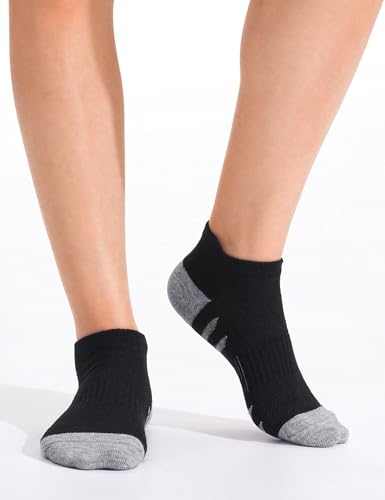 Image of Somaibo 10 Pairs Boys Girls Ankle Socks Kids Athletic No Show Socks Low Cut Half Cushioned Sock