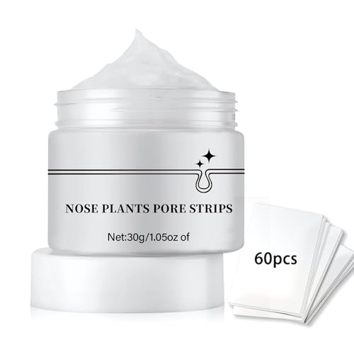 NANQUAN 60 pcs Mascarilla Facial Puntos Negros, Blackhead Remover Nariz Tiras, Mascarilla Puntos Negros,Blackhead Nose Strips,Deep Cleansing, Limpiadora contra Puntos Negros y Acné, Hidratantes