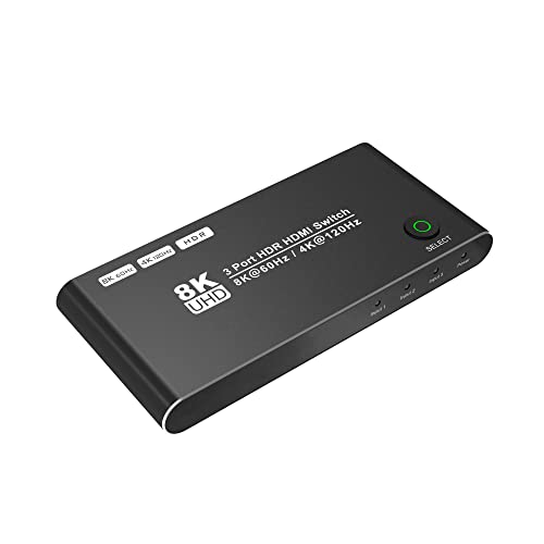 Switch Hdmi 4K 60Hz Hdr Marca JOJIDE