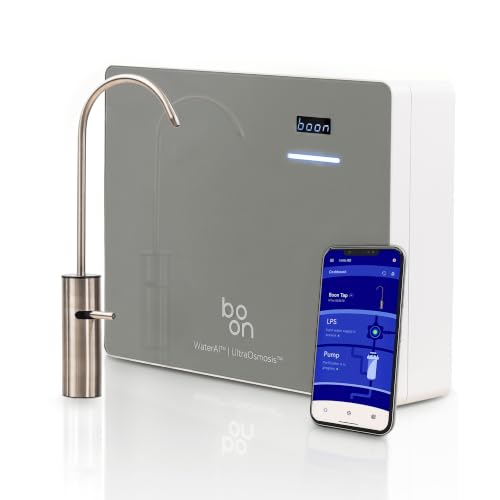 Image of Boon Tap RO Under-The-Counter Water Purifier | UltraOsmosis Filtration | WaterAI App (iF Design Award 2026) | 360 Swivel Tap (Soul Silver) | 8L Storage | 2-Year Warranty