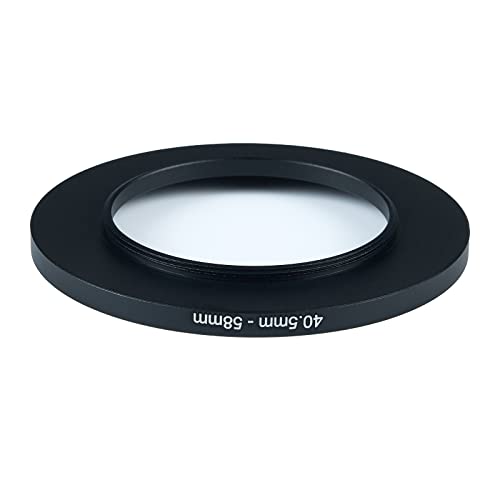 Image of 40.5mm to 58mm Step-Up Ring Filter Adapter for All Brands UV ND CPL Metal Ring Step-Up Rings Adapter Filter (40.5mm-58mm)